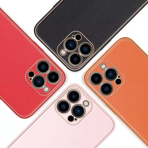 Dux Ducis Dux Ducis Yolo eleganckie etui pokrowiec ze skóry ekologicznej iPhone 13 Pro Max czerwony Dux Ducis Dux Ducis Yolo eleganckie etui pokrowiec ze skóry ekologicznej iPhone 13 Pro Max czerwony