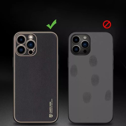 Dux Ducis Dux Ducis Yolo eleganckie etui pokrowiec ze skóry ekologicznej iPhone 13 Pro Max czerwony Dux Ducis Dux Ducis Yolo eleganckie etui pokrowiec ze skóry ekologicznej iPhone 13 Pro Max czerwony