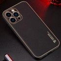 Dux Ducis Dux Ducis Yolo eleganckie etui pokrowiec ze skóry ekologicznej iPhone 13 Pro Max czerwony
