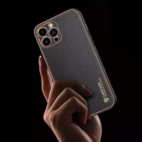 Dux Ducis Dux Ducis Yolo eleganckie etui pokrowiec ze skóry ekologicznej iPhone 13 Pro Max czerwony Dux Ducis Dux Ducis Yolo eleganckie etui pokrowiec ze skóry ekologicznej iPhone 13 Pro Max czerwony