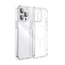 Joyroom Joyroom 14D Magnetic Case magnetyczne etui do iPhone 14 Pro kompatybilne z MagSafe przezroczysty (JR-14D6)