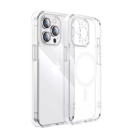 Joyroom Joyroom 14D Magnetic Case magnetyczne etui do iPhone 14 Pro kompatybilne z MagSafe przezroczysty (JR-14D6) Joyroom Joyroom 14D Magnetic Case magnetyczne etui do iPhone 14 Pro kompatybilne z MagSafe przezroczysty (JR-14D6)
