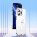 Joyroom Joyroom 14D Magnetic Case magnetyczne etui do iPhone 14 Pro kompatybilne z MagSafe przezroczysty (JR-14D6)