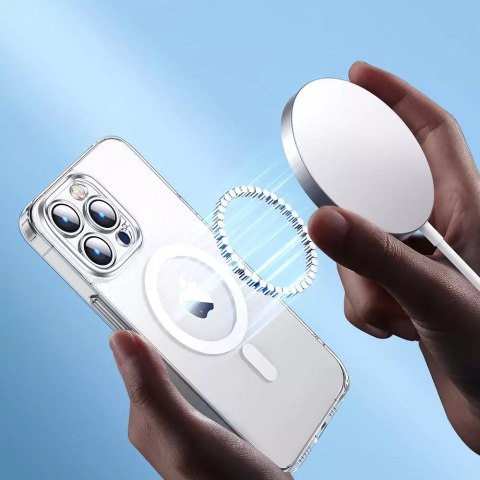 Joyroom Joyroom 14D Magnetic Case magnetyczne etui do iPhone 14 Pro kompatybilne z MagSafe przezroczysty (JR-14D6) Joyroom Joyroom 14D Magnetic Case magnetyczne etui do iPhone 14 Pro kompatybilne z MagSafe przezroczysty (JR-14D6)