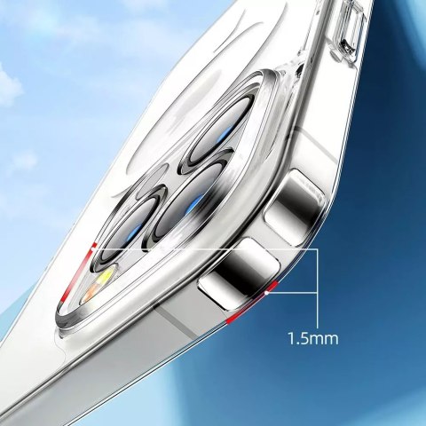 Joyroom Joyroom 14D Magnetic Case magnetyczne etui do iPhone 14 Pro kompatybilne z MagSafe przezroczysty (JR-14D6) Joyroom Joyroom 14D Magnetic Case magnetyczne etui do iPhone 14 Pro kompatybilne z MagSafe przezroczysty (JR-14D6)