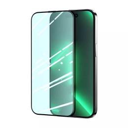 Joyroom Joyroom Knight zielone szkło do iPhone 14 Pro Max z filtrem Anti Blue Light na cały ekran (JR-G04)