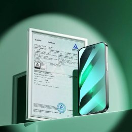 Joyroom Joyroom Knight zielone szkło do iPhone 14 Pro Max z filtrem Anti Blue Light na cały ekran (JR-G04)