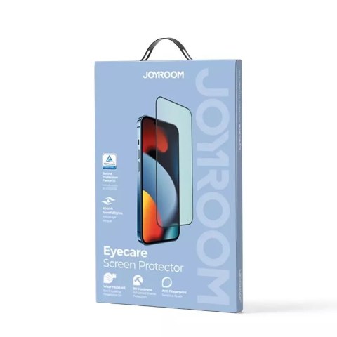 Joyroom Joyroom Knight zielone szkło do iPhone 14 Pro Max z filtrem Anti Blue Light na cały ekran (JR-G04) Joyroom Joyroom Knight zielone szkło do iPhone 14 Pro Max z filtrem Anti Blue Light na cały ekran (JR-G04)