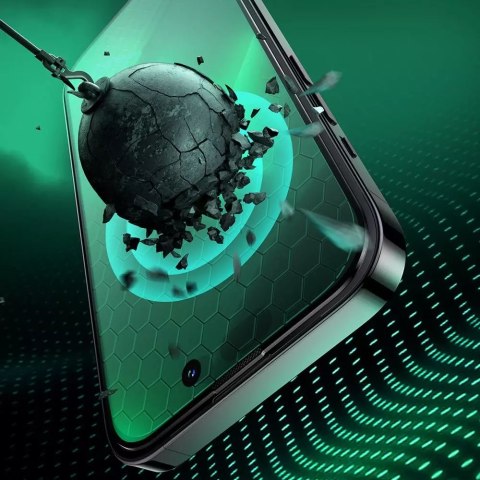 Joyroom Joyroom Knight zielone szkło do iPhone 14 Pro Max z filtrem Anti Blue Light na cały ekran (JR-G04) Joyroom Joyroom Knight zielone szkło do iPhone 14 Pro Max z filtrem Anti Blue Light na cały ekran (JR-G04)
