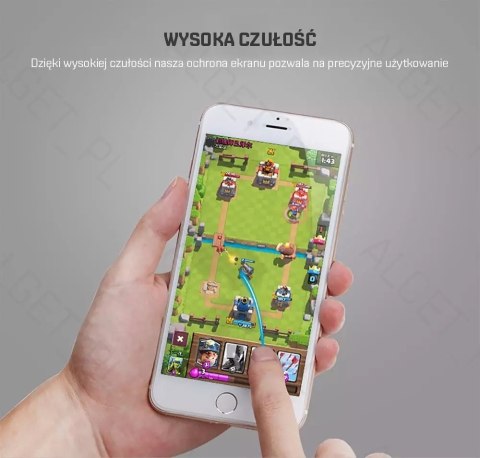 Rock Szkło Hartowane FULL 3D ROCK iPhone 6/6S PLUS Czarny Rock Szkło Hartowane FULL 3D ROCK iPhone 6/6S PLUS Czarny