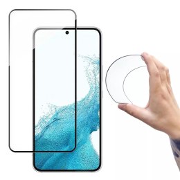Wozinsky Wozinsky Full Cover Flexi Nano folia szklana szkło hartowane z ramką Samsung Galaxy S22+ (S22 Plus) przezroczysty