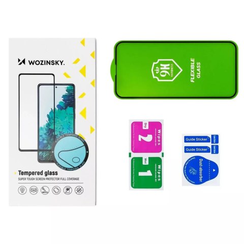 Wozinsky Wozinsky Full Cover Flexi Nano folia szklana szkło hartowane z ramką Samsung Galaxy S22+ (S22 Plus) przezroczysty Wozinsky Wozinsky Full Cover Flexi Nano folia szklana szkło hartowane z ramką Samsung Galaxy S22+ (S22 Plus) przezroczysty