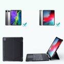 Choetech Choetech Keyboard Case etui pokrowiec do iPad Pro 12.9 2020 / 2021 / 2022 / iPad Air 13 2024 bezprzewodowa klawiatura Bluetooth 