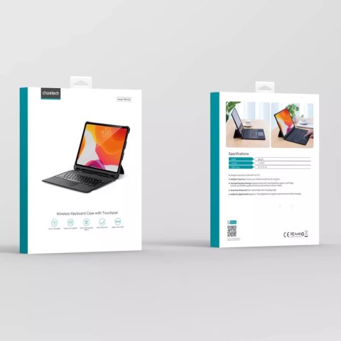 Choetech Choetech Keyboard Case etui pokrowiec do iPad Pro 12.9 2020 / 2021 / 2022 / iPad Air 13 2024 bezprzewodowa klawiatura Bluetooth Choetech Choetech Keyboard Case etui pokrowiec do iPad Pro 12.9 2020 / 2021 / 2022 / iPad Air 13 2024 bezprzewodowa klawiatura Bluetooth