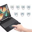 Choetech Choetech Keyboard Case etui pokrowiec do iPad Pro 12.9 2020 / 2021 / 2022 / iPad Air 13 2024 bezprzewodowa klawiatura Bluetooth 