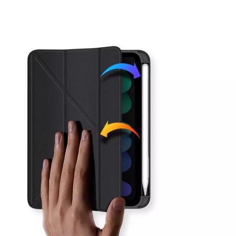 Dux Ducis Dux Ducis Magi etui do iPad mini 2021 pokrowiec smart cover z podstawką i schowkiem na Apple Pencil czarny Dux Ducis Dux Ducis Magi etui do iPad mini 2021 pokrowiec smart cover z podstawką i schowkiem na Apple Pencil czarny