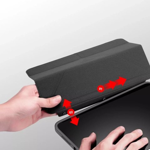 Dux Ducis Dux Ducis Magi etui do iPad mini 2021 pokrowiec smart cover z podstawką i schowkiem na Apple Pencil czarny Dux Ducis Dux Ducis Magi etui do iPad mini 2021 pokrowiec smart cover z podstawką i schowkiem na Apple Pencil czarny