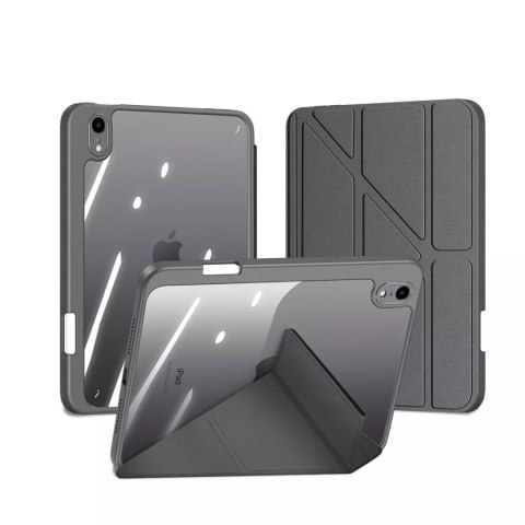 Dux Ducis Dux Ducis Magi etui do iPad mini 2021 pokrowiec smart cover z podstawką i schowkiem na Apple Pencil szary Dux Ducis Dux Ducis Magi etui do iPad mini 2021 pokrowiec smart cover z podstawką i schowkiem na Apple Pencil szary