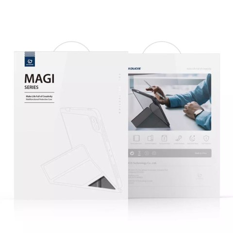Dux Ducis Dux Ducis Magi etui do iPad mini 2021 pokrowiec smart cover z podstawką i schowkiem na Apple Pencil szary Dux Ducis Dux Ducis Magi etui do iPad mini 2021 pokrowiec smart cover z podstawką i schowkiem na Apple Pencil szary