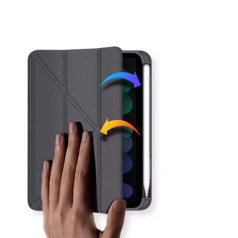 Dux Ducis Dux Ducis Magi etui do iPad mini 2021 pokrowiec smart cover z podstawką i schowkiem na Apple Pencil szary Dux Ducis Dux Ducis Magi etui do iPad mini 2021 pokrowiec smart cover z podstawką i schowkiem na Apple Pencil szary