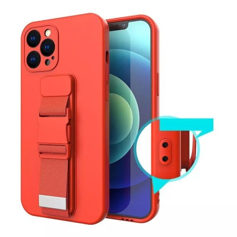 ProducentTymczasowy Rope Case silikonowe etui ze smyczą torebka smycz pasek do Samsung Galaxy A23 czarny ProducentTymczasowy Rope Case silikonowe etui ze smyczą torebka smycz pasek do Samsung Galaxy A23 czarny