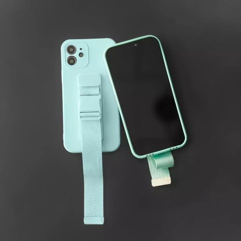 ProducentTymczasowy Rope Case silikonowe etui ze smyczą torebka smycz pasek do Samsung Galaxy A23 czarny ProducentTymczasowy Rope Case silikonowe etui ze smyczą torebka smycz pasek do Samsung Galaxy A23 czarny