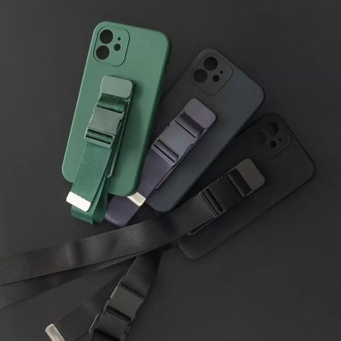 ProducentTymczasowy Rope Case silikonowe etui ze smyczą torebka smycz pasek do Samsung Galaxy A23 czarny ProducentTymczasowy Rope Case silikonowe etui ze smyczą torebka smycz pasek do Samsung Galaxy A23 czarny