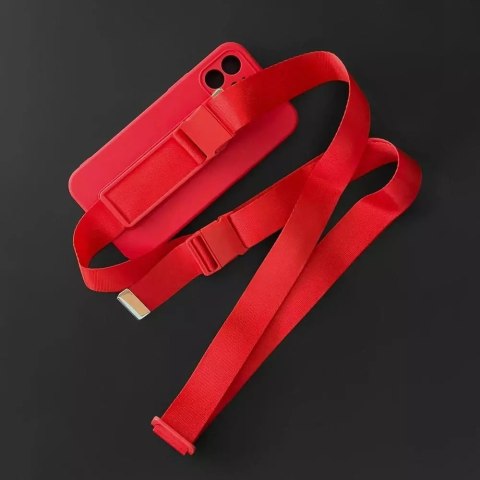 ProducentTymczasowy Rope Case silikonowe etui ze smyczą torebka smycz pasek do Samsung Galaxy A23 czarny ProducentTymczasowy Rope Case silikonowe etui ze smyczą torebka smycz pasek do Samsung Galaxy A23 czarny