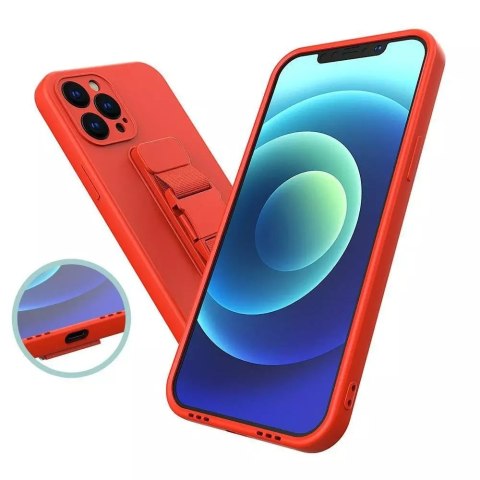 ProducentTymczasowy Rope Case silikonowe etui ze smyczą torebka smycz pasek do Samsung Galaxy A23 różowy ProducentTymczasowy Rope Case silikonowe etui ze smyczą torebka smycz pasek do Samsung Galaxy A23 różowy