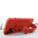 ProducentTymczasowy Rope Case silikonowe etui ze smyczą torebka smycz pasek do Samsung Galaxy S21 FE granatowy