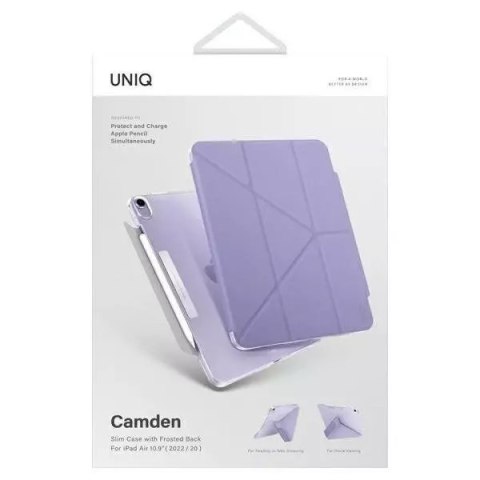 UNIQ UNIQ etui Camden iPad Air 10.9" 11" 4/5/6 lawendowy/lavender Antimicrobial UNIQ UNIQ etui Camden iPad Air 10.9" 11" 4/5/6 lawendowy/lavender Antimicrobial