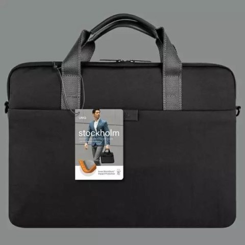UNIQ UNIQ torba Stockholm laptop Sleeve 16" czarny/midnight black UNIQ UNIQ torba Stockholm laptop Sleeve 16" czarny/midnight black
