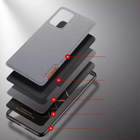 Dux Ducis Dux Ducis Fino etui pokrowiec pokryty nylonowym materiałem Samsung Galaxy A73 niebieski Dux Ducis Dux Ducis Fino etui pokrowiec pokryty nylonowym materiałem Samsung Galaxy A73 niebieski