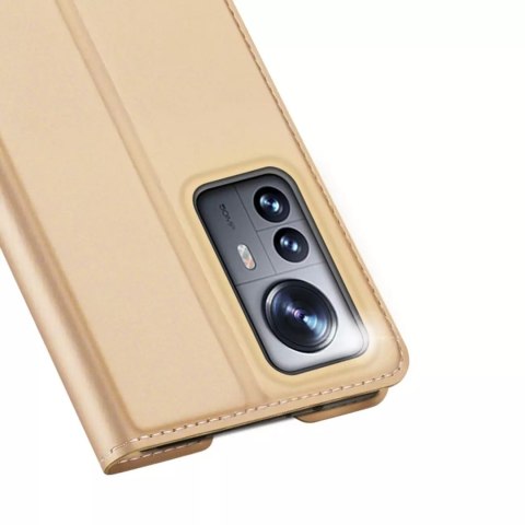 Dux Ducis Dux Ducis Skin Pro kabura etui pokrowiec z klapką Xiaomi 12 Pro złoty Dux Ducis Dux Ducis Skin Pro kabura etui pokrowiec z klapką Xiaomi 12 Pro złoty