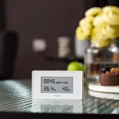 Aqara Aqara Czujnik jakości powietrza TVOC EU Zigbee 3.0 Aqara Aqara Czujnik jakości powietrza TVOC EU Zigbee 3.0