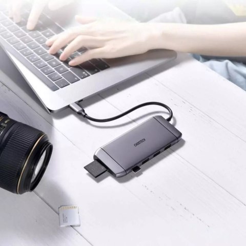 Choetech Choetech 9w1 wielofunkcyjny HUB USB Typ C - 3x USB 3.2 Gen 1 / czytnik kart SD i TF / HDMI 4K 30Hz / VGA Full HD 60Hz / USB Typ Choetech Choetech 9w1 wielofunkcyjny HUB USB Typ C - 3x USB 3.2 Gen 1 / czytnik kart SD i TF / HDMI 4K 30Hz / VGA Full HD 60Hz / USB Typ