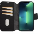 Decoded Decoded Detachable Wallet - skórzana obudowa ochronna do iPhone 14 Plus kompatybilna z MagSafe (black)