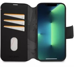 Decoded Decoded Detachable Wallet - skórzana obudowa ochronna do iPhone 14 Plus kompatybilna z MagSafe (black)