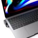 Joyroom Joyroom podstawka wielofunkcyjny HUB USB Typ C - USB 3.0 / RJ45 / HDMI / USB Typ C / Thunderbolt do MacBook Pro szary (S-H121 Gr
