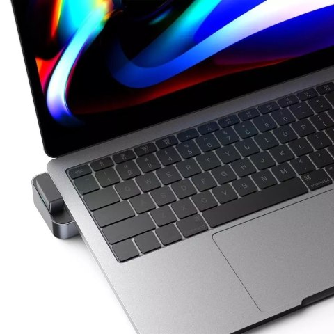 Joyroom Joyroom podstawka wielofunkcyjny HUB USB Typ C - USB 3.0 / RJ45 / HDMI / USB Typ C / Thunderbolt do MacBook Pro szary (S-H121 Gr Joyroom Joyroom podstawka wielofunkcyjny HUB USB Typ C - USB 3.0 / RJ45 / HDMI / USB Typ C / Thunderbolt do MacBook Pro szary (S-H121 Gr