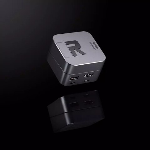 Joyroom Joyroom podstawka wielofunkcyjny HUB USB Typ C - USB 3.0 / RJ45 / HDMI / USB Typ C / Thunderbolt do MacBook Pro szary (S-H121 Gr Joyroom Joyroom podstawka wielofunkcyjny HUB USB Typ C - USB 3.0 / RJ45 / HDMI / USB Typ C / Thunderbolt do MacBook Pro szary (S-H121 Gr