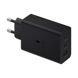 Samsung Samsung ładowarka sieciowa 2x USB Typ C / USB PPS, Power Delivery PD 65W, QC 3.0, AFC, FCP czarny (EP-T6530NBEGEU)