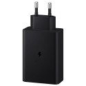Samsung Samsung ładowarka sieciowa 2x USB Typ C / USB PPS, Power Delivery PD 65W, QC 3.0, AFC, FCP czarny (EP-T6530NBEGEU)