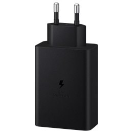 Samsung Samsung ładowarka sieciowa 2x USB Typ C / USB PPS, Power Delivery PD 65W, QC 3.0, AFC, FCP czarny (EP-T6530NBEGEU)