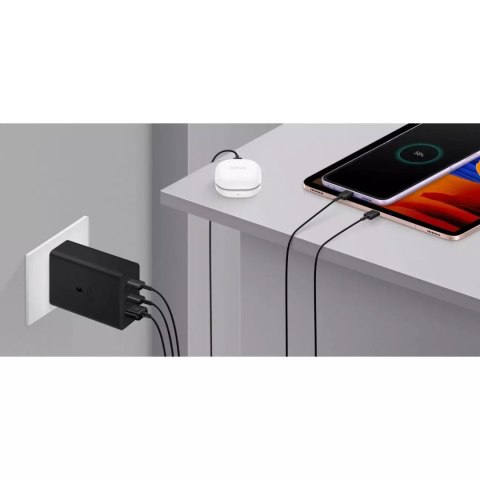Samsung Samsung ładowarka sieciowa 2x USB Typ C / USB PPS, Power Delivery PD 65W, QC 3.0, AFC, FCP czarny (EP-T6530NBEGEU) Samsung Samsung ładowarka sieciowa 2x USB Typ C / USB PPS, Power Delivery PD 65W, QC 3.0, AFC, FCP czarny (EP-T6530NBEGEU)