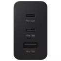 Samsung Samsung ładowarka sieciowa 2x USB Typ C / USB PPS, Power Delivery PD 65W, QC 3.0, AFC, FCP czarny (EP-T6530NBEGEU)