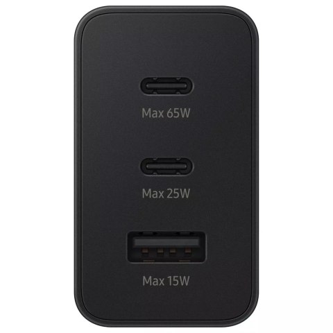 Samsung Samsung ładowarka sieciowa 2x USB Typ C / USB PPS, Power Delivery PD 65W, QC 3.0, AFC, FCP czarny (EP-T6530NBEGEU) Samsung Samsung ładowarka sieciowa 2x USB Typ C / USB PPS, Power Delivery PD 65W, QC 3.0, AFC, FCP czarny (EP-T6530NBEGEU)