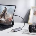 UGreen Ugreen 6w1 wielofunkcyjny HUB USB Typ C - 3x USB 3.2 Gen 1 / HDMI 4K 60Hz / czytnik kart SD i TF szary (60383 CM511)