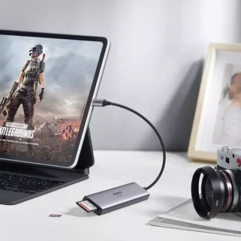 UGreen Ugreen 6w1 wielofunkcyjny HUB USB Typ C - 3x USB 3.2 Gen 1 / HDMI 4K 60Hz / czytnik kart SD i TF szary (60383 CM511) UGreen Ugreen 6w1 wielofunkcyjny HUB USB Typ C - 3x USB 3.2 Gen 1 / HDMI 4K 60Hz / czytnik kart SD i TF szary (60383 CM511)