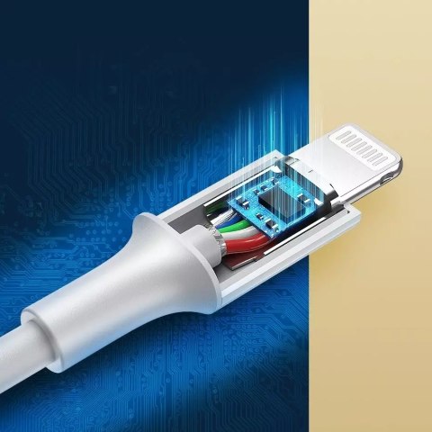 UGreen Ugreen kabel przewód USB Typ C - Lightning MFI 1m 3A 18W biały (10493) UGreen Ugreen kabel przewód USB Typ C - Lightning MFI 1m 3A 18W biały (10493)